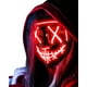 thumbnail image 1 of Máscara de Halloween, máscara de purga LED que brilla en la oscuridad, máscara de purga de Halloween para juegos de disfraces, festivales y fiestas JFHHH pequeña, 1 of 5