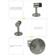 thumbnail image 4 of Cateissary Tope de puerta de aleación de zinc, protector de almohadilla protectora, puertas anticolisión, tope de puerta, Hardware para oficina, Type3 NO3, 4 of 6