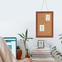 ROSENICE 1Pack Cork Bulletin Boards Wood Message Board Decorative For Office Meeting Rooms