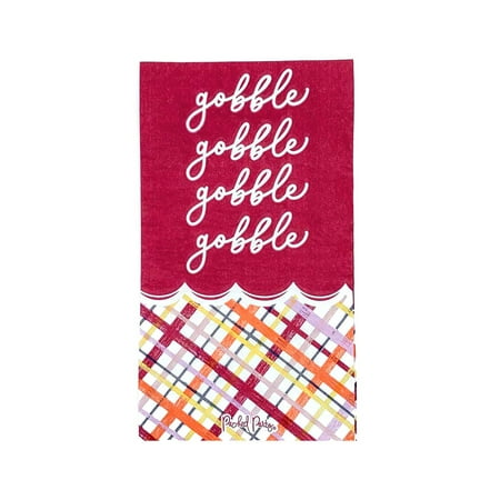Packed Party "Whole Lot of Gobbles" Paper Guest Towel, Red Multi-Color, 12.9" x 15.7", 20 Ct.