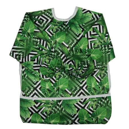 1 Baby Bib Feeding Waterproof Long Sleeve Shirt Toddler Painting Drawing With Pocket 1-3 years old BS44