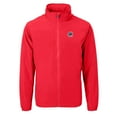 thumbnail image 2 of Men's Cutter & Buck  Red Chicago Cubs Americana Logo Charter Eco Knit Recycled Full-Zip Jacket, 2 of 3