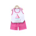thumbnail image 1 of 3T 70GraySummer Cute Cartoon 2pcs Niños Bebé Niños Niñas Chaleco de dibujos animados Top Shorts Pantalones Conjunto Ropa Niños Pijamas Niñas Ropa Conjuntos esquí esquí Gafas de esquí, 1 of 4