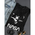 thumbnail image 3 of NASA Nasa Shuttle In Space Shaped T-Shirt Women -NASA Designs, Female 3X-Large, 3 of 4