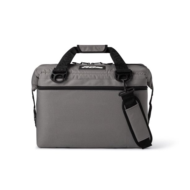 Bolsa térmica AO Coolers Original, con laterales blandos, 24 latas, carbón