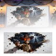 thumbnail image 1 of Halloween Garage Door Banner Bizarre Background Scary Holiday Theme Cloth Durable Weather Resistant Large Size Full Garage Coverage Easy Installation Store for Trick or Treaters Party Guests, 1 of 1