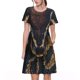 thumbnail image 1 of Easygdp Ball Phyton Snake para Vestido Transpirable de Mujer, Vestido Suelto de Manga Corta con Pliegues y Bolsillos para el Verano, 1 of 6