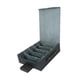 thumbnail image 2 of Tarjetero resistente, organizador multiusos, caja de almacenamiento de 5 filas para tarjetas coleccionables. Gris, 2 of 9