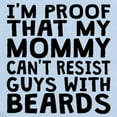 thumbnail image 2 of CafePress - Mommy Cant Resist Guys With Beards Body Suit - Baby Light Bodysuit, Size Newborn - 24 Months, 2 of 4