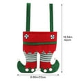 thumbnail image 3 of Christmas Candy Bags, Elf Pants Treat Bags with Handles, Christmas Stocking Gift Bag Christmas Tree Hanging Ornaments for Kids' Christmas Party Favors, 3 of 7