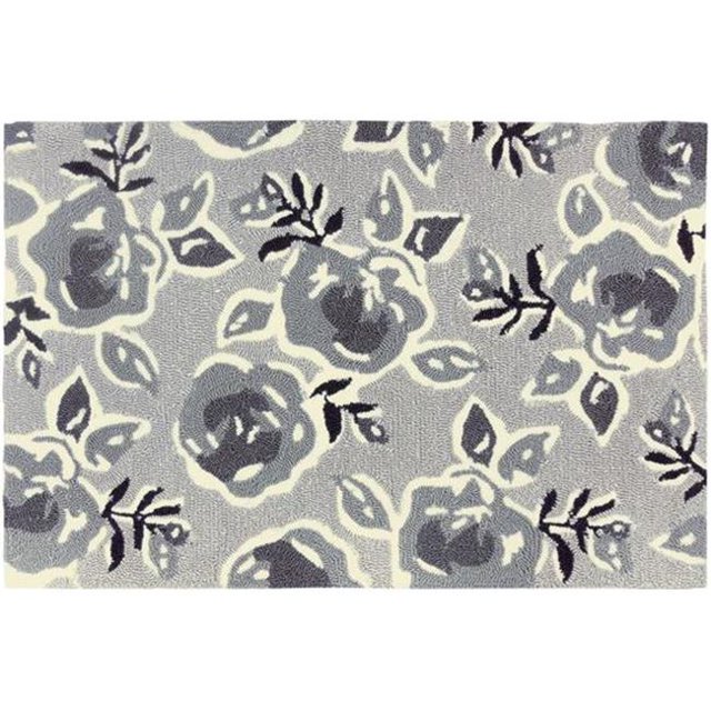 Homefires PPS-SH001C 3 x 5 ft. Polypropylene Smokey Rose Hand Hooked Rug
