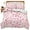 Pink Snake, variant on 3 Piece Duvet Cover Set - Includes 1 Duvet Cover & 2 Pillowcases for Queen King Bedding