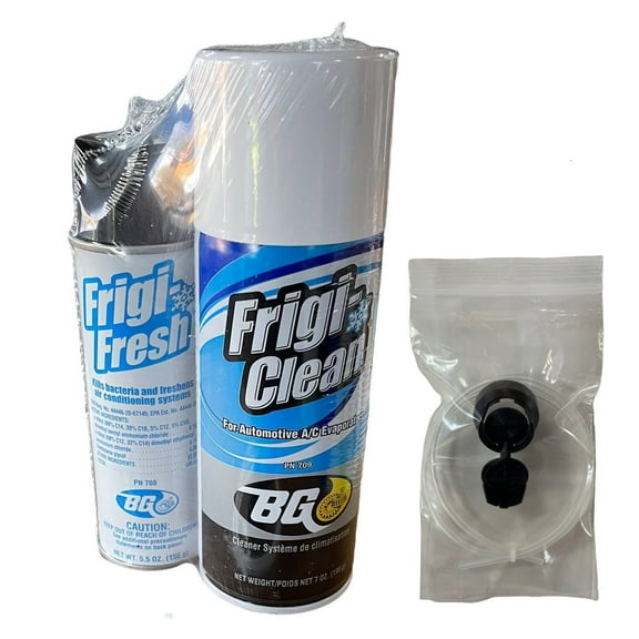 BG Frigi-Clean Aerosol AC Evaporator Cleaner And Frigi-Fresh Kit