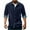 Navy, variant on Dagugfen Mens Shirts Corduroy Long Sleeve Button down Collared Neck Mens Shirts Casual Jackets S-3XL