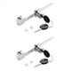 thumbnail image 1 of 2X Cerradura de Vitrina Cerradura para Puerta Corrediza de Vidrio Cerradura de Trinquete Cerradura del Gabinete de Vidrio de Seguridad con 4 Llaves, 1 of 5