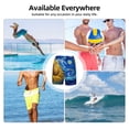 thumbnail image 6 of Uemuo Whimsical Sunflowers Night Sky Pattern Mens Swim Trunks Quick Dry Board Shorts with Mesh Lining, Stretch Beach Shorts Quick Dry No-Chafing Board Shorts-Large, 6 of 9