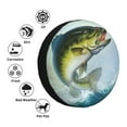 thumbnail image 4 of Cauagu Largemouth Bass jumps out of water Print Travel Luggage Cover,Travel Dust-proof Suitcase Cover Softside Suitcase Protector for 18-32inch,Not Included Suitcase-17 inch, 4 of 6