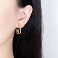 thumbnail image 5 of Pendientes de mujer adornos curvos pendientes grandes curvos pendientes de alta calidad, 5 of 5