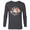 Charcoal Heather, variant on Disney Princess Sparkle Squad Christmas Gifts Winter Holiday - Long Sleeve T-Shirt for Men - Customized-Navy