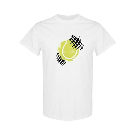 Tennis Ball And Trail Net T-Shirt Men -SPIdeals Designs, Male Medium