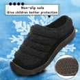 thumbnail image 4 of Girls Boys House Slippers Kids Warm Fur Lined Slip On Slippers Winter Comfortable Non-Slip Indoor Outdoor Slippers, 4 of 7