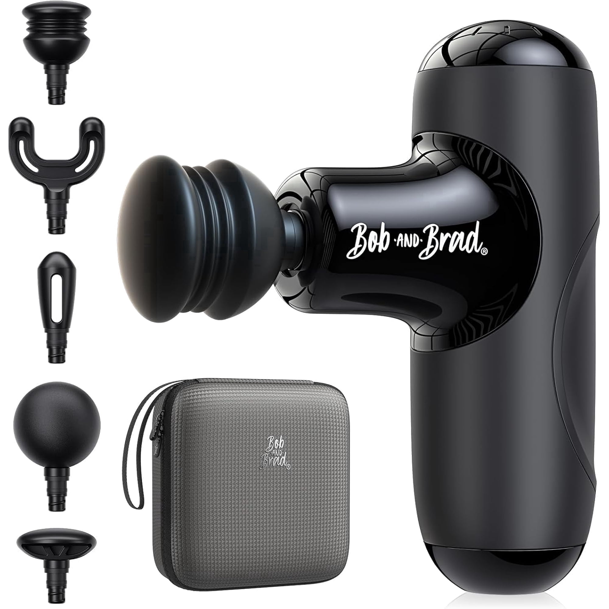 Bob and Brad Q2 Mini Handheld Electric Massage Gun, Pocket-Sized Deep Tissue Massager Gun