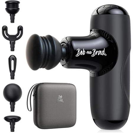 Bob and Brad Q2 Mini Handheld Electric Massage Gun, Pocket-Sized Deep Tissue Massager Gun