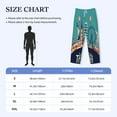 thumbnail image 4 of Picia Let's go Travel Mens Soft Woven Cotton Elastic Waistband Sleep Pajama Pant Lounge Sleep Pant With Pockets And Drawstring-Medium, 4 of 9