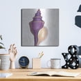 thumbnail image 2 of Luxe Metal Art 'Shimmering Shells 9'  by James Wiens Metal Wall Art, 12" x 12", 2 of 8
