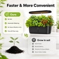 thumbnail image 2 of VOLIVO Indoor Hydroponic Growing System, 10 Pods Plant Germination Kit and 3.6L Water Tank, Auto Timer LED Grow Light for Herbs & Vegetables, 2 of 7