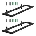 thumbnail image 1 of Shisuyan Wall Mounted Display Rack Black Iron 2Set 10.6x3.5x0.6in, 1 of 8