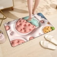 thumbnail image 6 of Summer Savings Clearance! Boovnll Bathroom Rugs, 16x24" Super Soft & Absorbent Non-Slip Diatomite Bath Mat, Quickly Dry Thicken Bath Mats for Bathroom, Kitchen, Floor, Door Mat, Bathroom Mat, 6 of 6