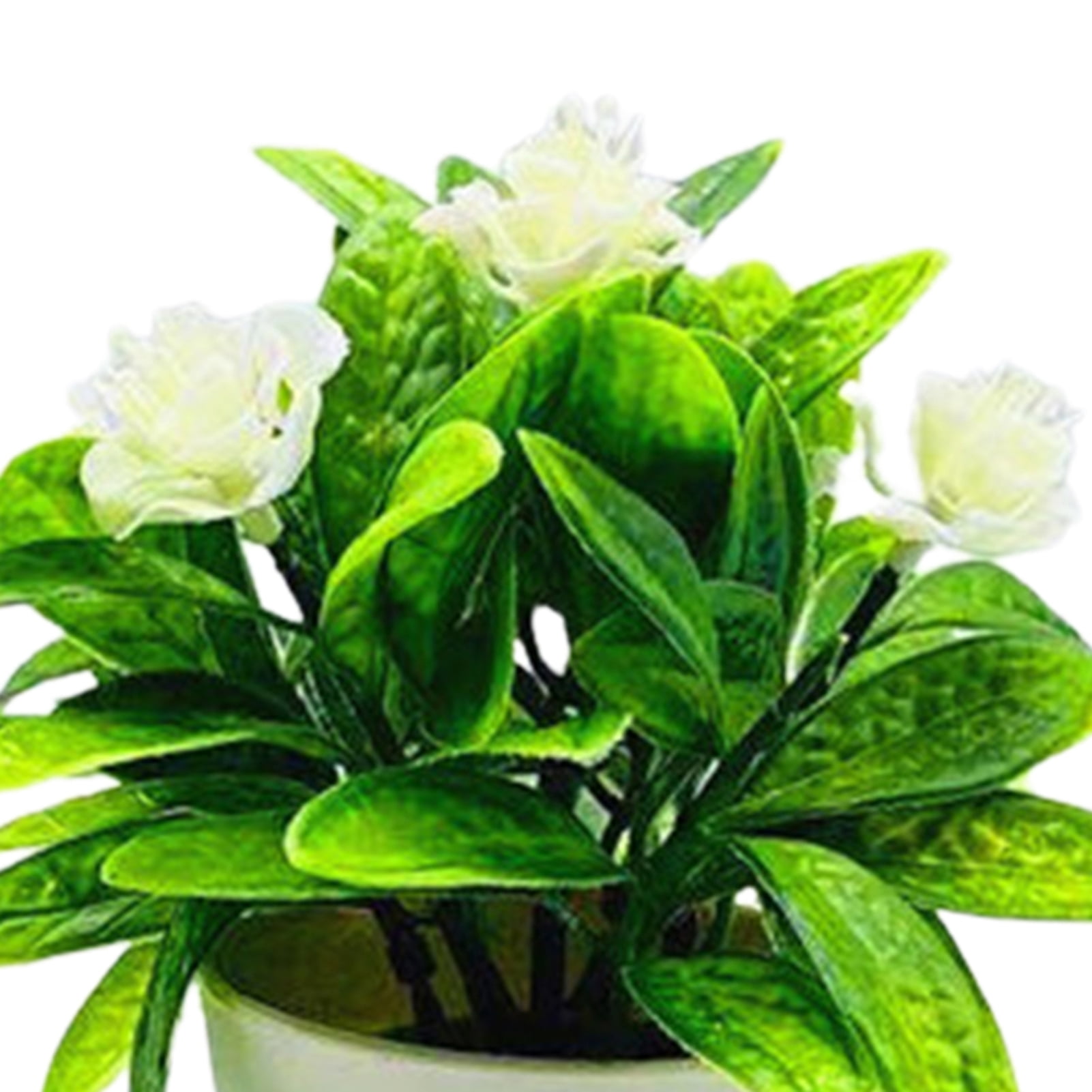 Travelwant Artificial Potted Flower Fake Flowers in Pot Silk Rose Bouquet Decoration Fake Plants Floral Arrangement for Table Centerpieces Home Office