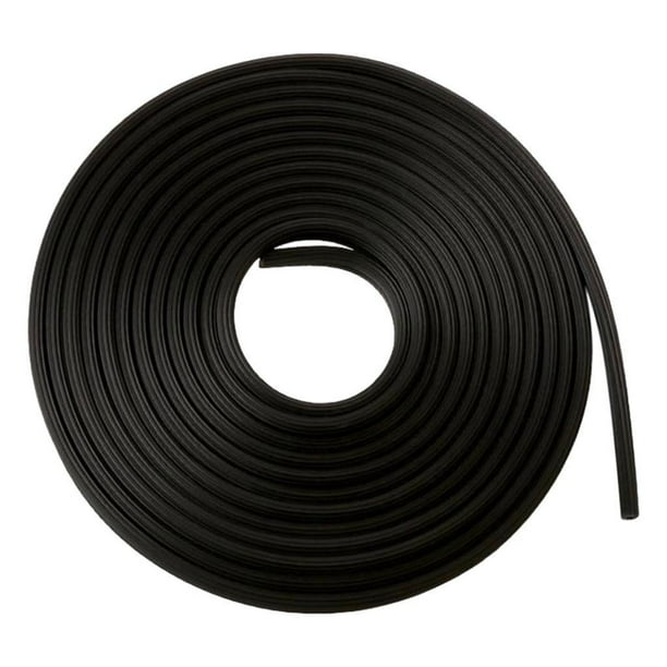 Ranura para mosquitero de ventana, ranura para retenedor de mosquitero de ventana, color negro, malla para puertas y ventanas 4mm