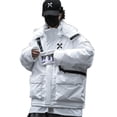 thumbnail image 1 of Niepce Inc Techwear Winter Hooded Zipper Parka Jacket Men Streetwear Fashion Coat, 1 of 10