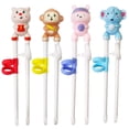 thumbnail image 7 of Hadanceo Baby Learning Chopsticks Widened Non-slip Chopstick Tips 1 Pair Attract Attention Toddler Chopsticks Training Convenient for Home, 7 of 7