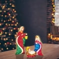 thumbnail image 7 of Qocolhg Lighted Nativity Scene Outdoor Decorations 11.8 inch, Christmas Manger Scene Outdoor Nativity Scenes for Yard Garden, Christmas Party Decorations with Led Lights, 7 of 7