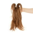 thumbnail image 5 of 14 Inch Adjustable Messy Style Ponytail Hair Extension with Jaw Claw Synthetic Hair-Piece, 5 of 7