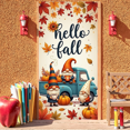 thumbnail image 2 of Decorative Design Fall Banner Polyester Material Autumn Gnome Decorative Fall Decoration Hello Fall for Seasonal Party Indoor Decoration Home Decor, 2 of 5