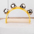 thumbnail image 4 of Tambor de instrumento de percusión de s de madera para fiestas, vacaciones, , niñas, regalos Amarillo Yuyangstore Pulsera campanilla, 4 of 8