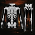 thumbnail image 2 of LIIPEE Men Hoodie Outfits Halloween Cartoon Skeleton Printed Long Sleeve Hooded Pullover Sweatshirt Pants Set Man Comfortable Climbing Hiking Camping Cycling Outfit,Black,L, 2 of 4