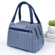 thumbnail image 5 of Bolsa de almuerzo portátil para hombres/mujeres, fiambrera reutilizable, contenedor de almacenamiento de almuerzo para mujeres, hombres y estudiantes Cuadrículas azules Soledad Contenedor de almuerzo, 5 of 8