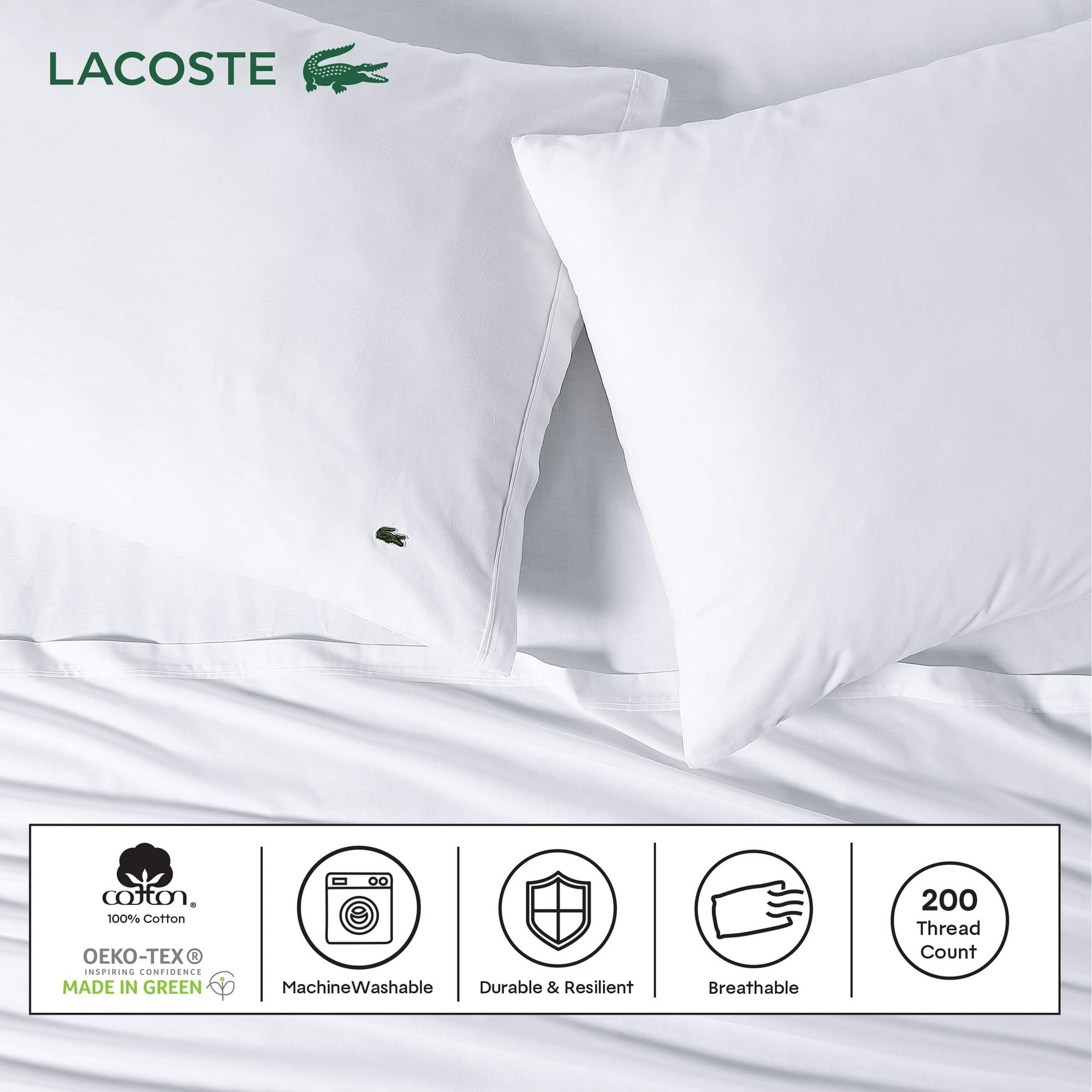 Lacoste king sheet set hotsell