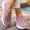 Pink, variant on Flyknit Mesh Sneakers For Women Summer Lightweight, Platform Casual Shoes Breathable Comfort, Comfortable Walking Footwear Non Slip Sole, Soft Cushioned Daily Sport Lace Up