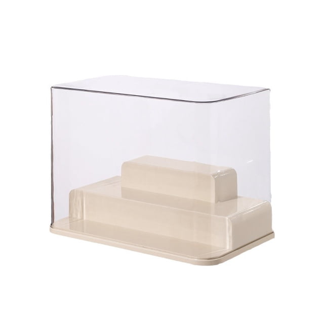 Caja ciega, soporte de exhibición de almacenamiento, acrílico transparente, a prueba de polvo, vitrina de decoración hecha a mano, caja de exhibición de burbujas