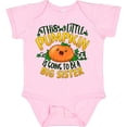 thumbnail image 3 of Inktastic This Little Pumpkin is Going to Be a Big Sister Girls Baby Bodysuit, 3 of 5