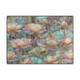 thumbnail image 5 of Yayeee Area Rugs for Living Room 5.2'x4' Non Slip Washable Bedroom Floor Carpet, Colorful Water Lilies Pattern, 5 of 5