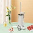 thumbnail image 4 of Stainless Steel Manual Sausage Maker ,3.5L Vertical Meat Sausage Stuffer Machine with 8 Filling Tubes for Professional Commercial Kitchen and Home Use, 4 of 12