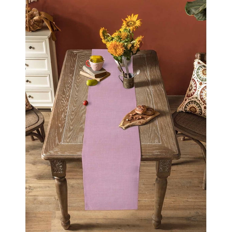 pink dresser runner 2 Pcs Cheesecloth Table Runner