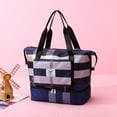 thumbnail image 1 of Bolsa de lona de moda de asas de separación seca y húmeda portátil plegable para gimnasio JShteea Para Estrenar, 1 of 9